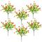 13" UV Resistant Artificial Flowering Mini Rose Bushes, 12ct.